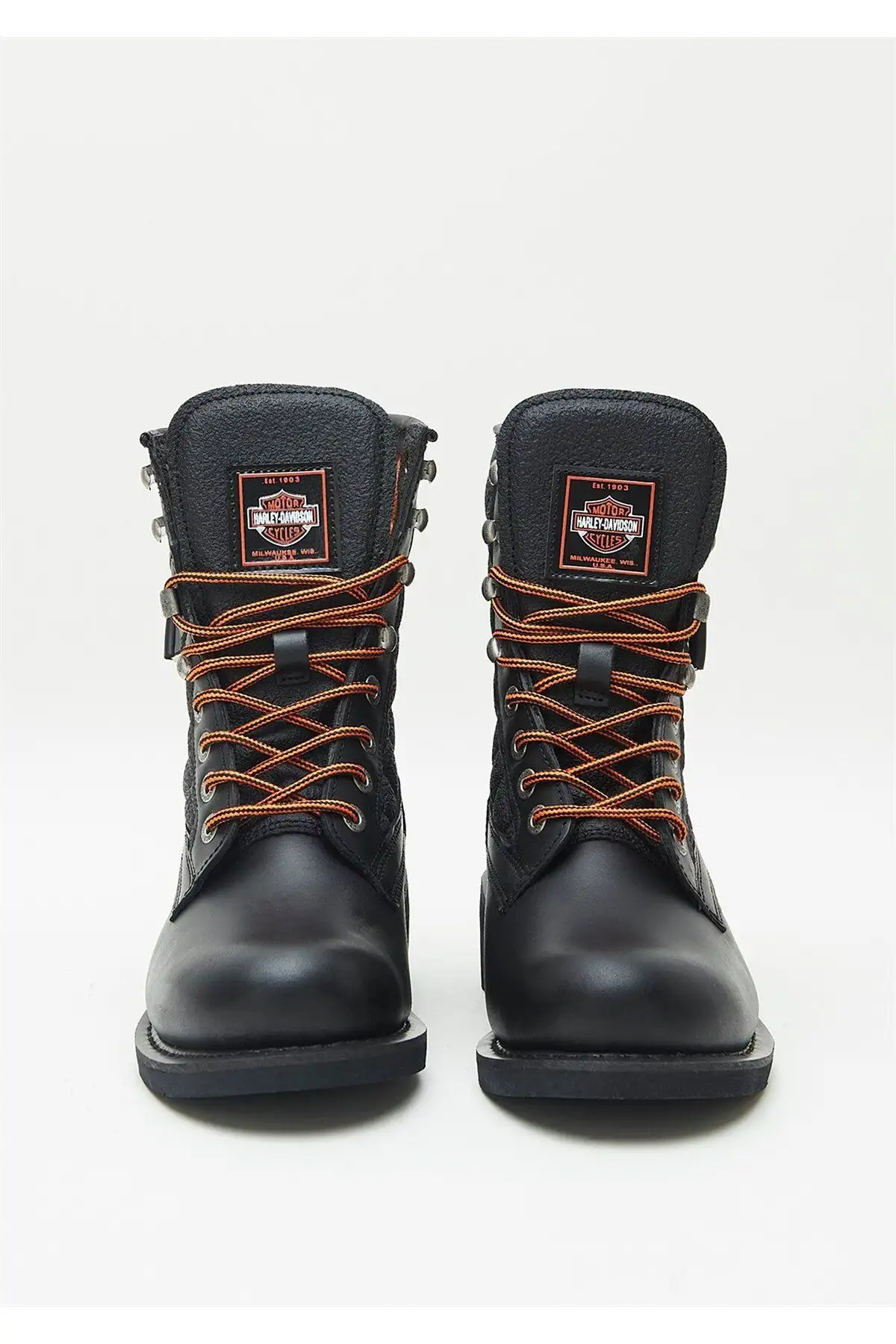 بوت مردانه چکمه چرم مشکی  نیو ورکر - 5607 بوت مردانه چکمه چرم مشکی نیو ورکر - 5607