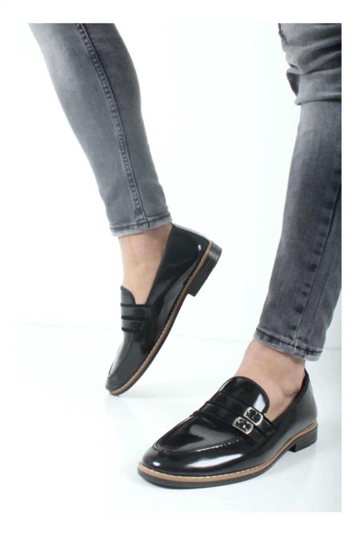 کفش رسمی مردانه لوفر با دو سگک Bonarelli-010 - 5926 کفش رسمی مردانه لوفر با دو سگک Bonarelli-010 - 5926