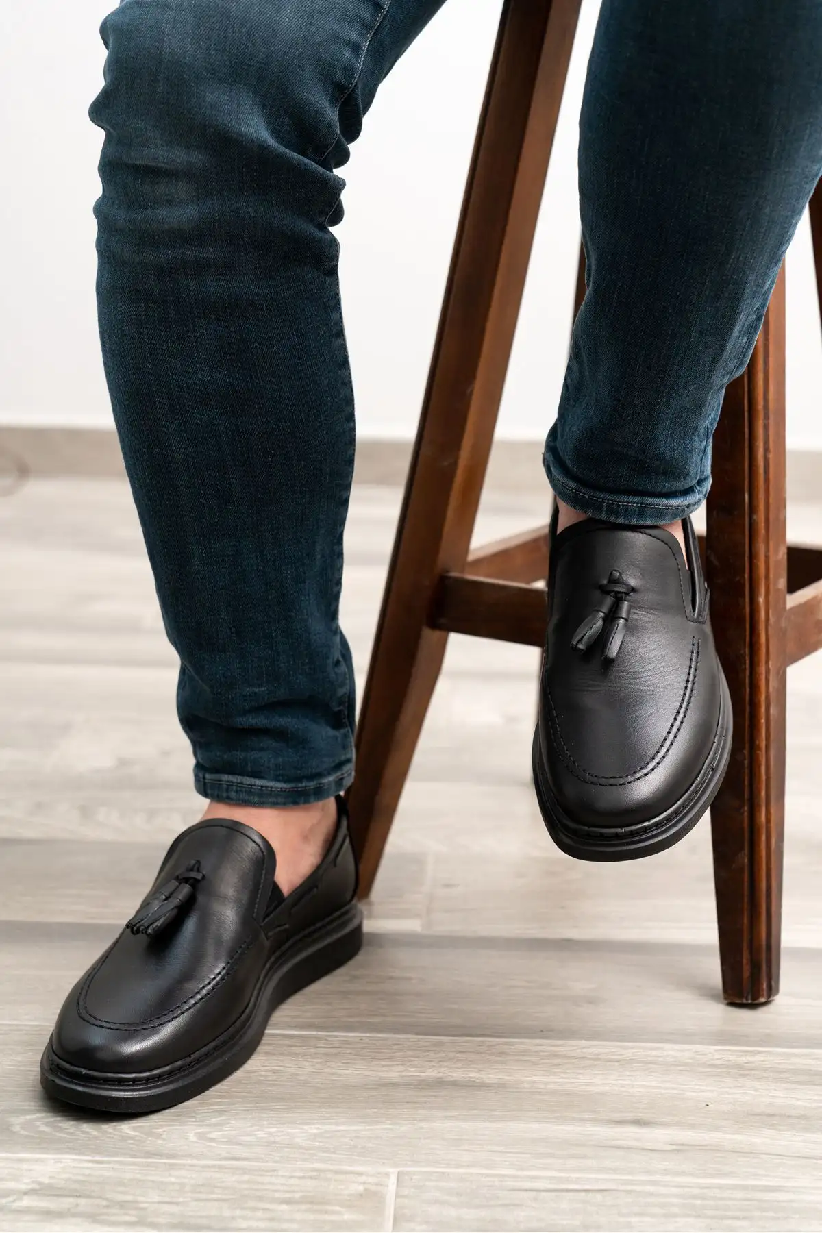 کفش رسمی مردانه 1. کلاسیک 2. چرم طبیعی 3. روزمره 4. loafer - 6363