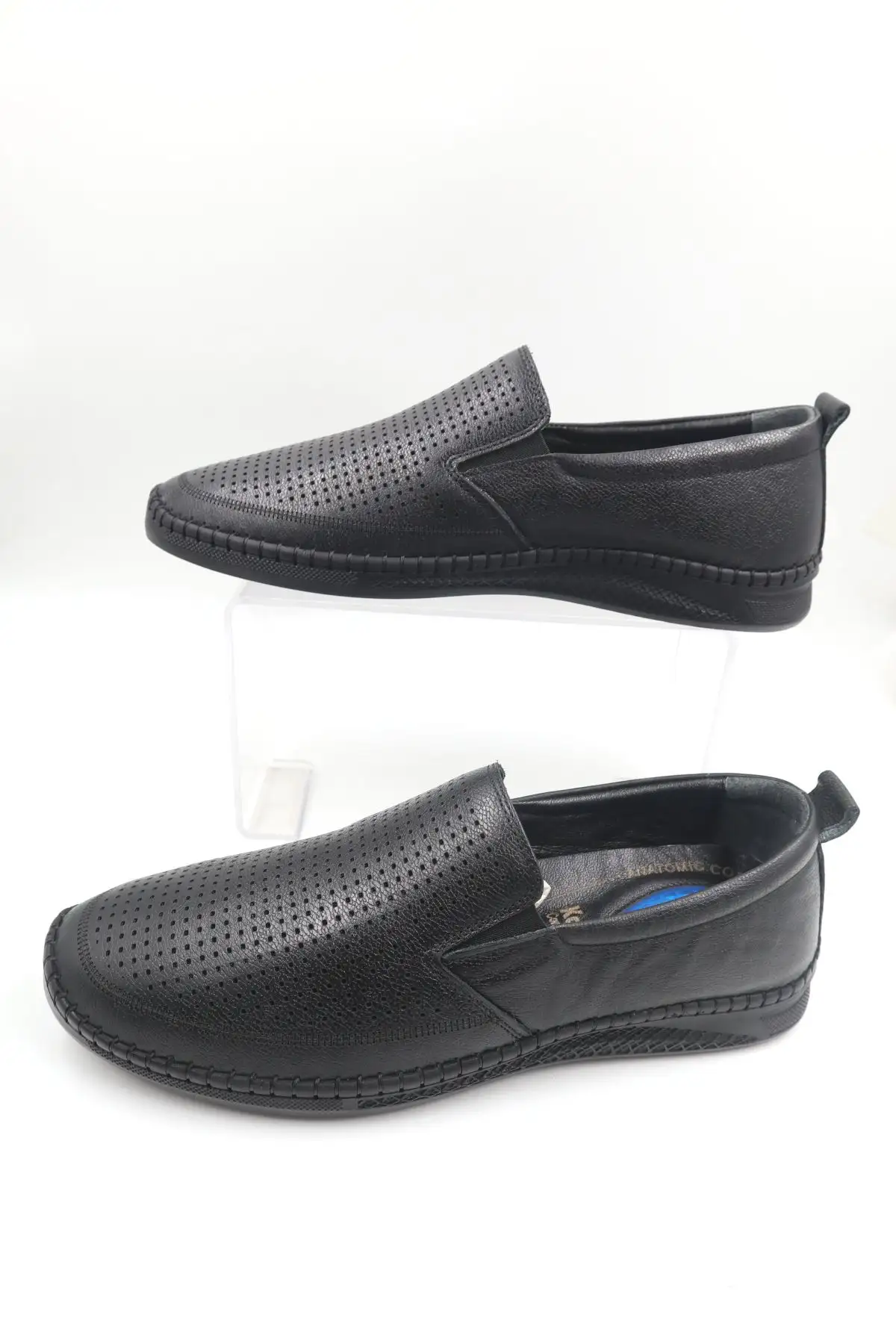 کفش رسمی مردانه  روزمره  داخلی و خارجی از جنس چرم طبیعی فوقالعاده سبک و راحت کاملاً اورتوپدیک با ژل - 6001 کفش رسمی مردانه روزمره داخلی و خارجی از جنس چرم طبیعی فوقالعاده سبک و راحت کاملاً اورتوپدیک با ژل - 6001