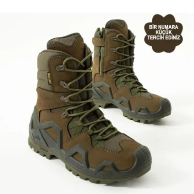 بوت مردانه چکمه و پوتین نظامی تاکتیکی زنانه و با زیپ برای استفاده در فضای باز، چهار فصل مدل SS602 - 6842