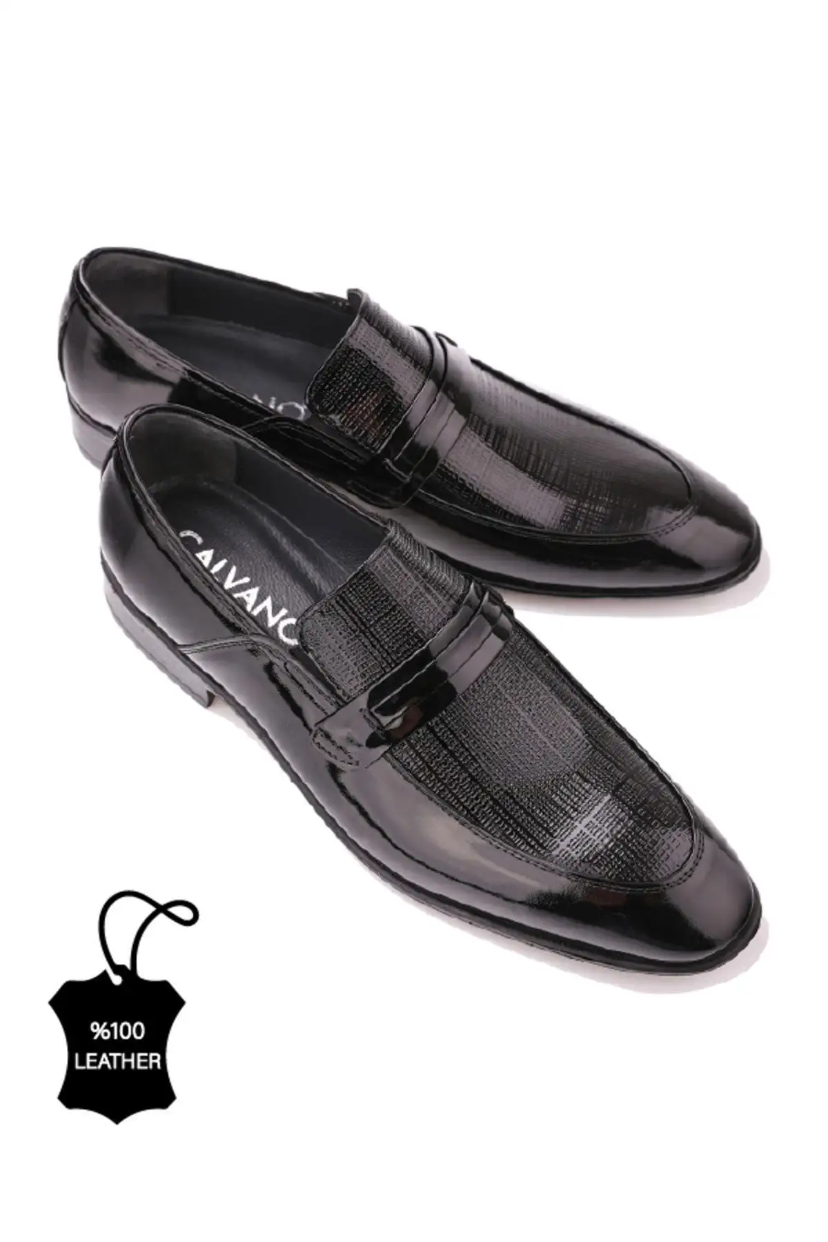 کفش رسمی مردانه  کلاسیک  چرمی مشکی طبیعی - 7018 کفش رسمی مردانه کلاسیک چرمی مشکی طبیعی - 7018