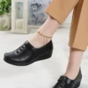کفش اداری زنانه سیاه orthopedic مخصوص مادران - 6766