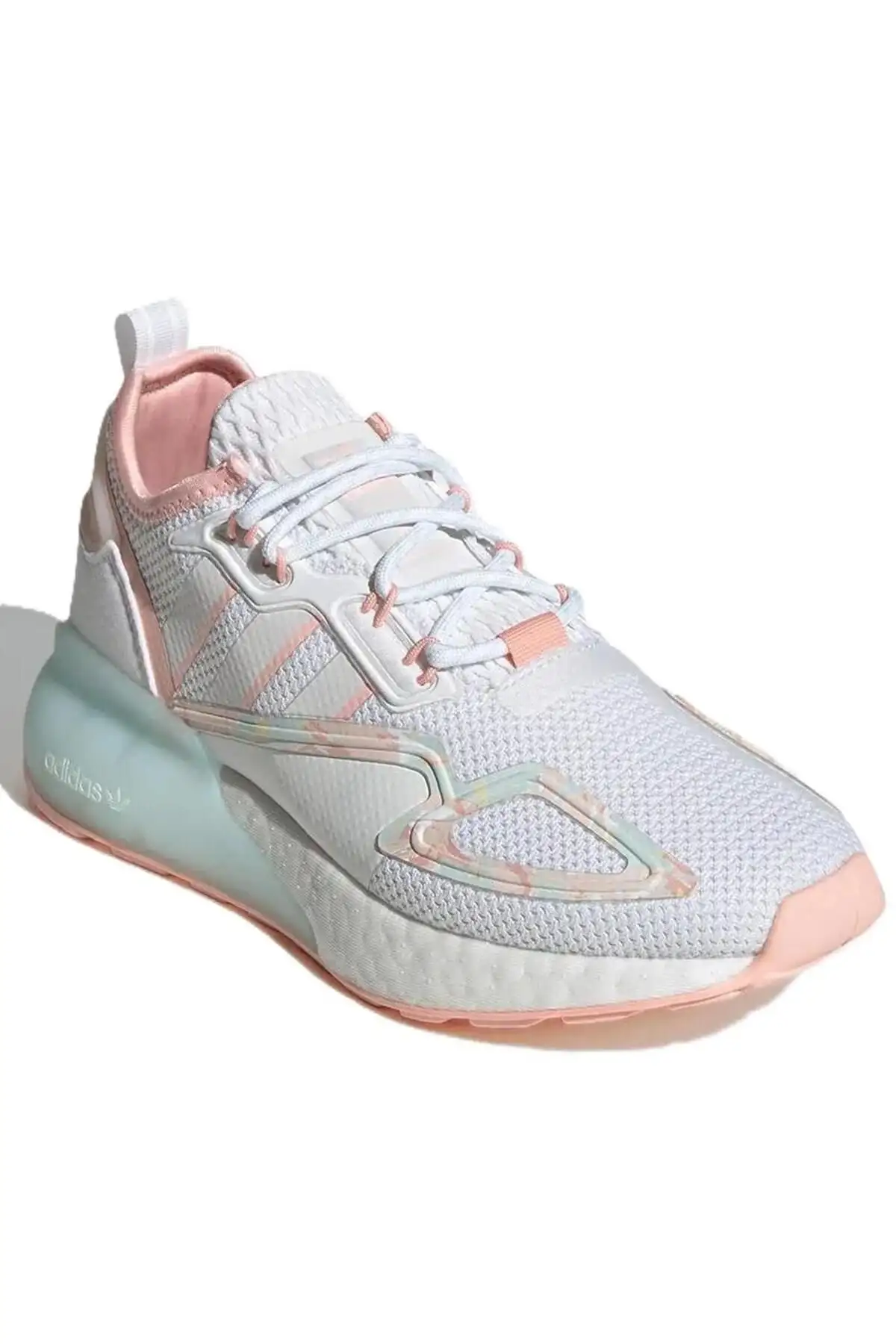 کفش ورزشی  پیادهروی مردانه و زنانه Zx 2 K Boost رنگ کرم - 7092 کفش ورزشی پیادهروی مردانه و زنانه Zx 2 K Boost رنگ کرم - 7092