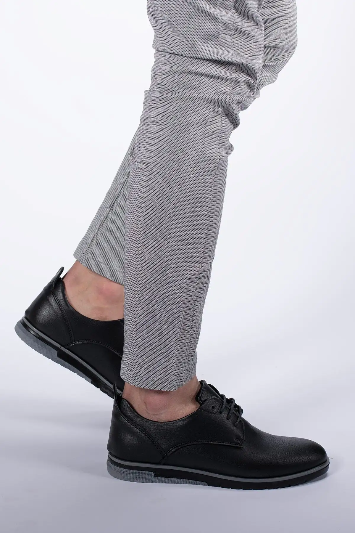 کفش رسمی مردانه کژوال ۰۰۱۲۲۰۶ مشکی مشکی - 6367