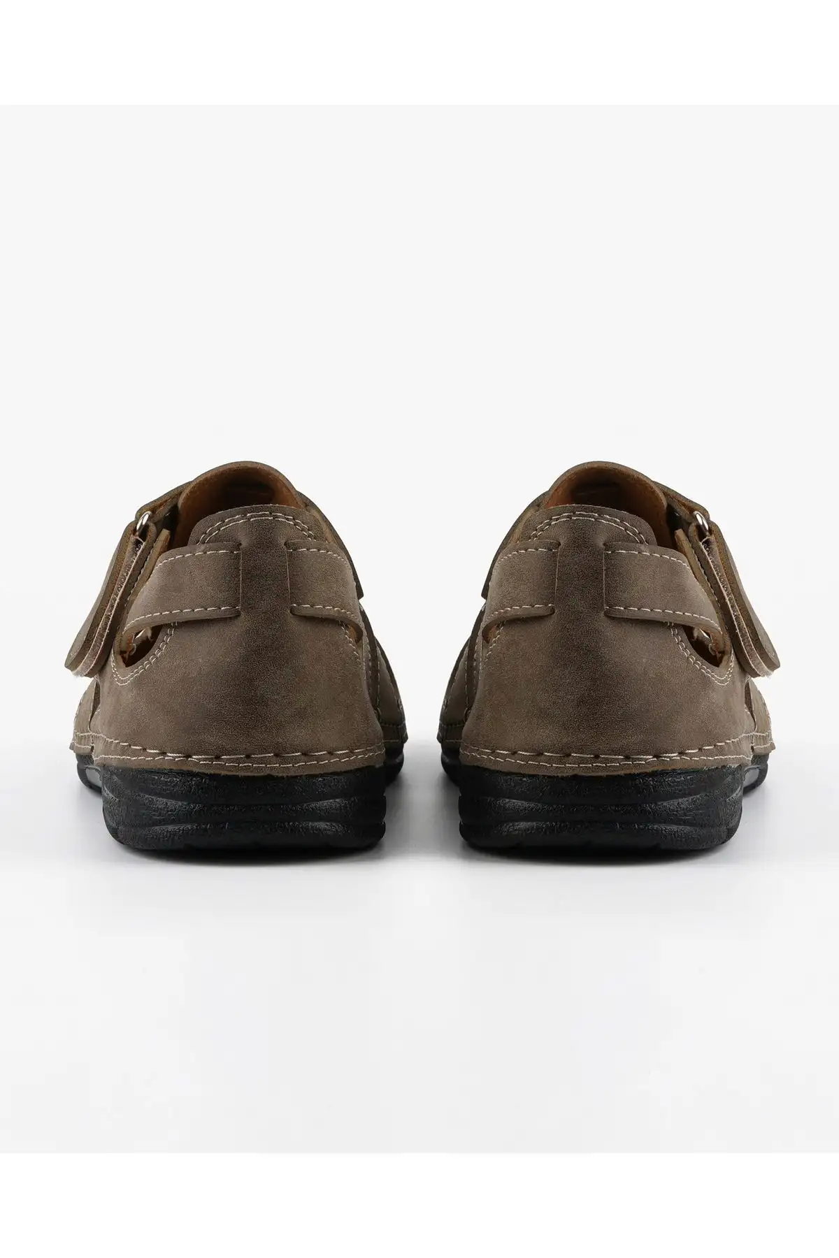 کفش سایز بزرگ مردانه صندل TL181 رنگ بژ صندل راحتی روزمره - 5649