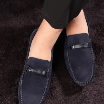 کفش سایز بزرگ مردانه 1. روزمره از چرم طبیعی 2. لوفر 3. سبک 4. لوفر با بند 5. لوفر جیر - 5657