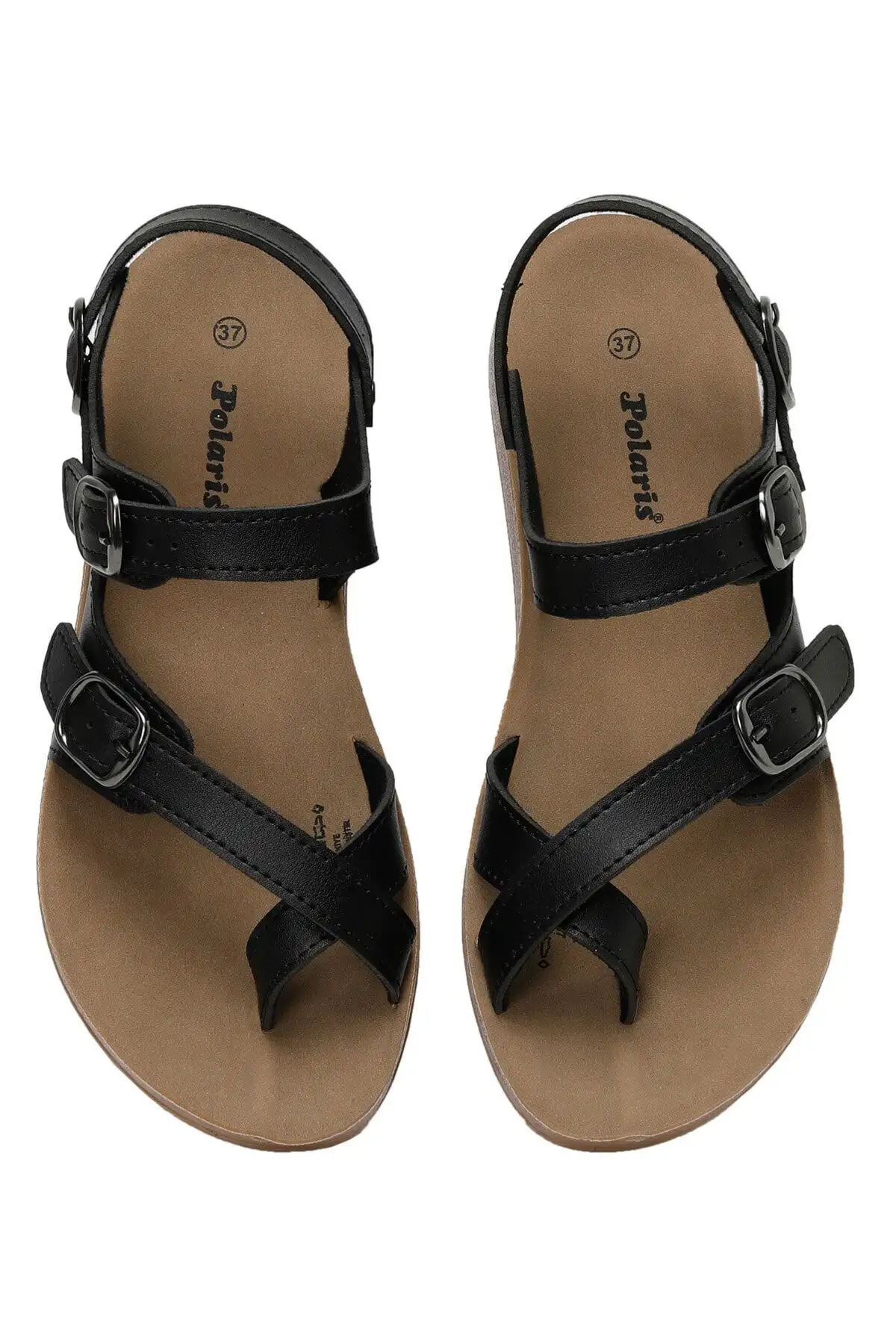 کفش صندل زنانه سندل راحتی سیاه رنگ مدل 158657.z3fx - 6079