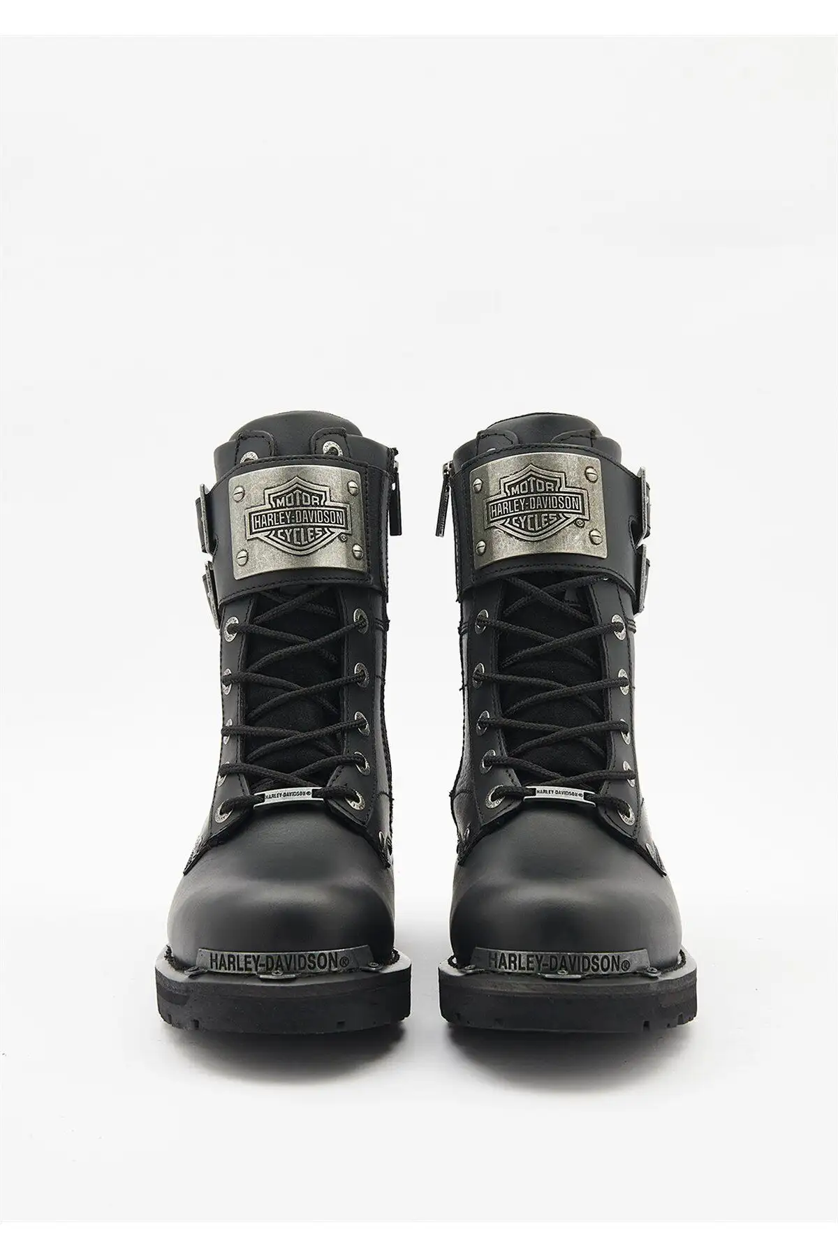 بوت مردانه چکمه چرم  سیاه ریکتسون - 5608 بوت مردانه چکمه چرم سیاه ریکتسون - 5608