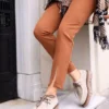 کفش اداری زنانه ایزابللا مجلسی از جنس سوئید طبیعی (چرم جیر) - 6760