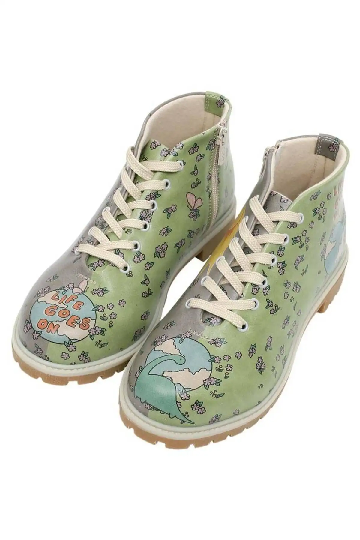 بوت و نیم بوت زنانه  براق  در رنگهای متنع از جنس چرم گیاهی - طراحی Life Goes On - 6185 بوت و نیم بوت زنانه براق در رنگهای متنع از جنس چرم گیاهی - طراحی Life Goes On - 6185