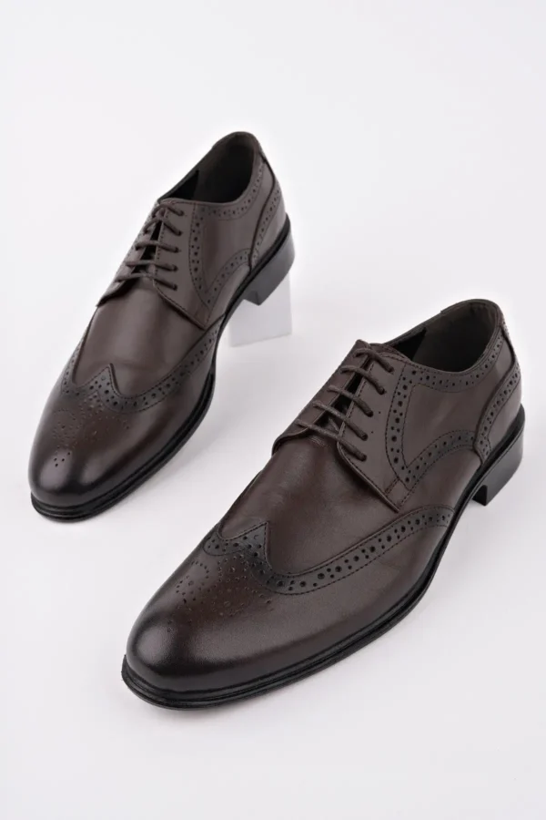 کفش رسمی مردانه H046 کلاسیک چرم طبیعی - 7021