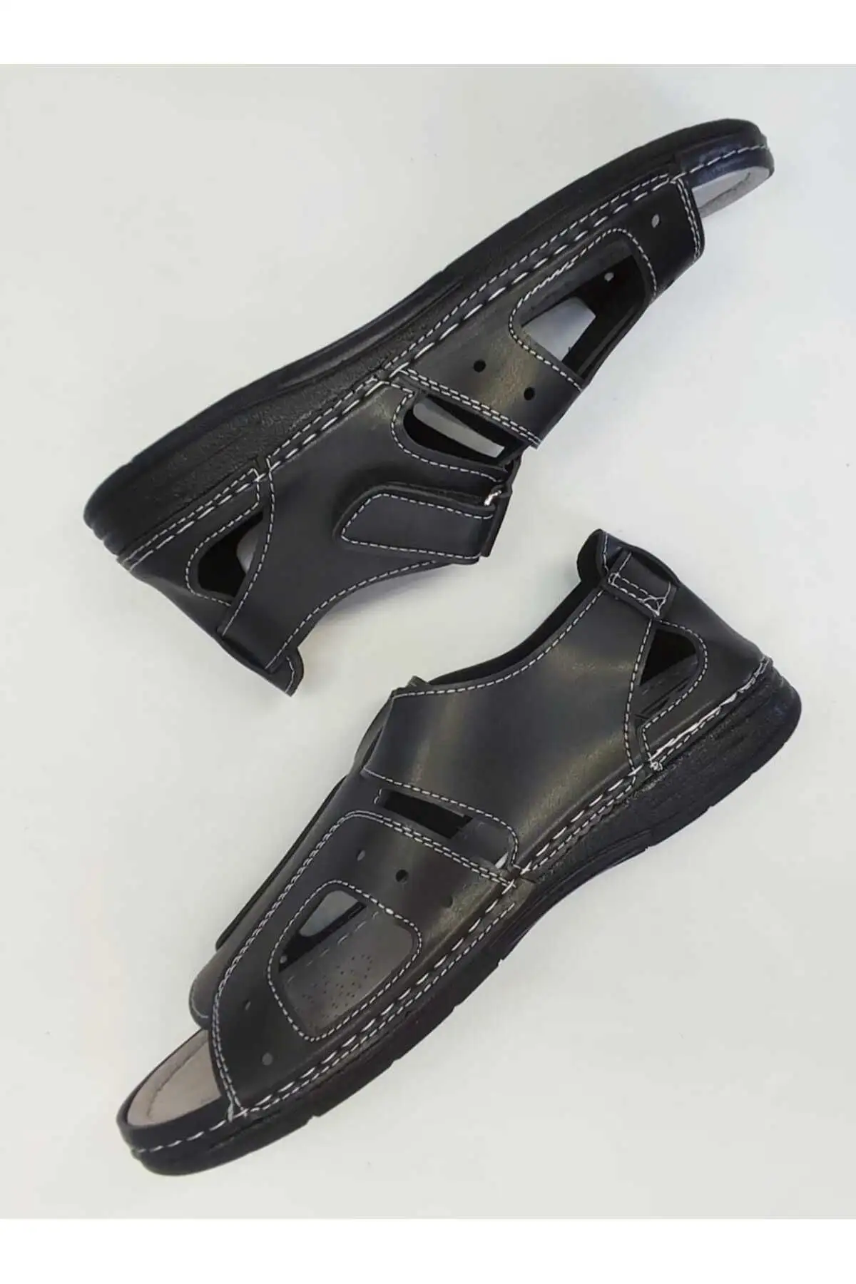 کفش سایز بزرگ مردانه سندل روزمره  MS404 مشکی فناتا -   assorti شماره ۴۵ - ۴۸ - 6833 کفش سایز بزرگ مردانه سندل روزمره MS404 مشکی فناتا - assorti شماره ۴۵ - ۴۸ - 6833