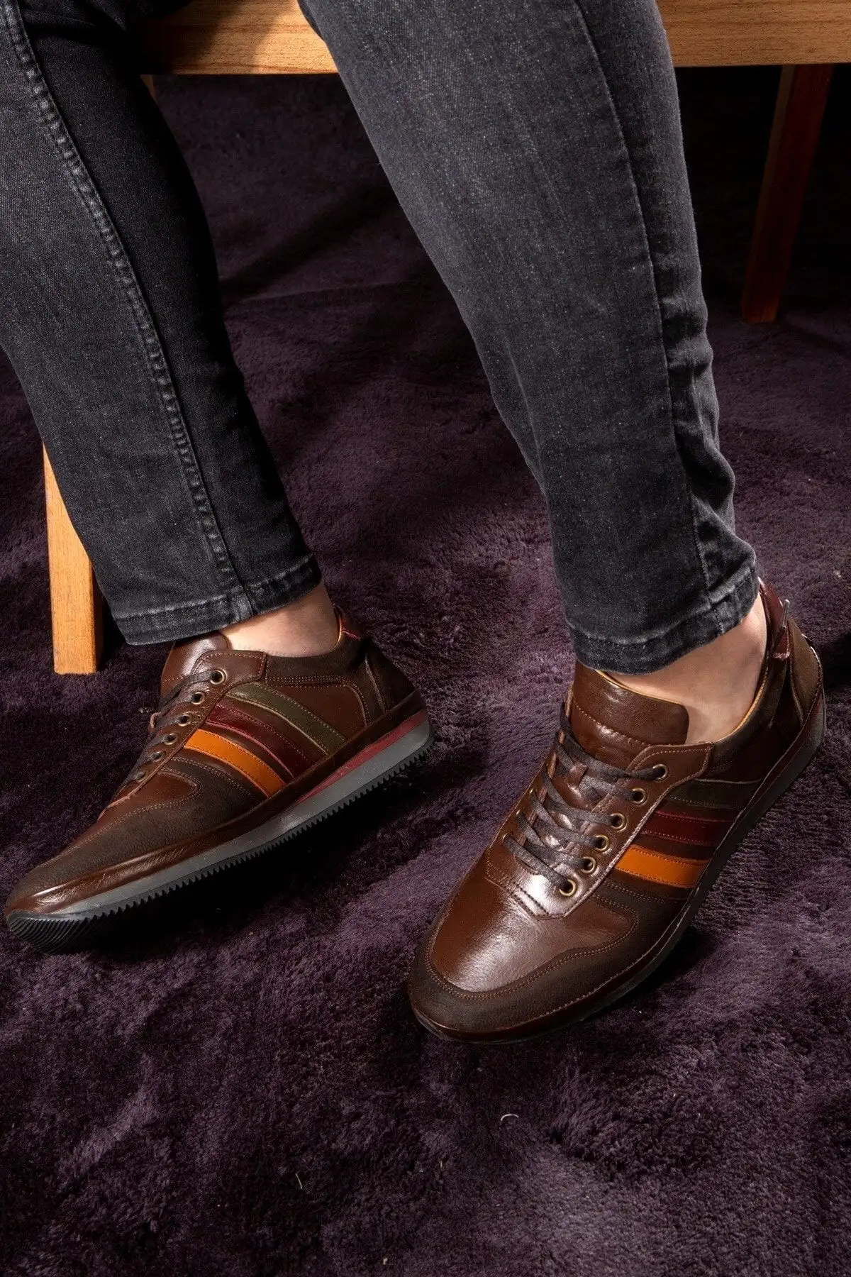 کفش سایز بزرگ مردانه  روزمره  چرم طبیعی لاین،  کژوال،  100% چرم - 6725 کفش سایز بزرگ مردانه روزمره چرم طبیعی لاین، کژوال، 100% چرم - 6725