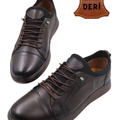 کفش روزمره مردانه داخلی و خارجی از چرم نوبوک و جیر، فوق‌العاده راحت و تماماً ارگونومیک - 6490