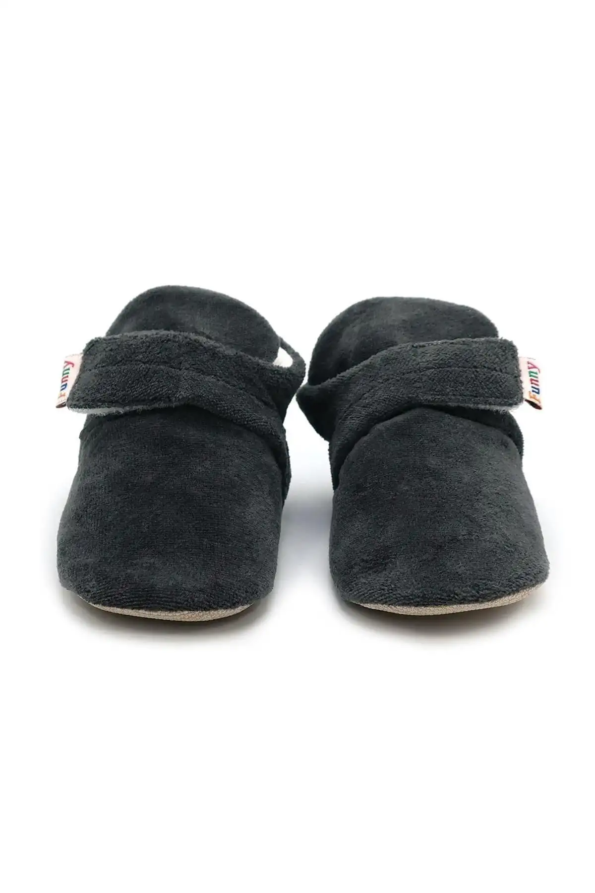 کفش نوزاد پسر پانداف راحت از جنس مخمل چیتدار با طراحی ارگونومیک و نرم، دارای کفی انعطافپذیر و مخصوص، راحت و ارگانیک. - 6546 کفش نوزاد پسر پانداف راحت از جنس مخمل چیتدار با طراحی ارگونومیک و نرم، دارای کفی انعطافپذیر و مخصوص، راحت و ارگانیک. - 6546