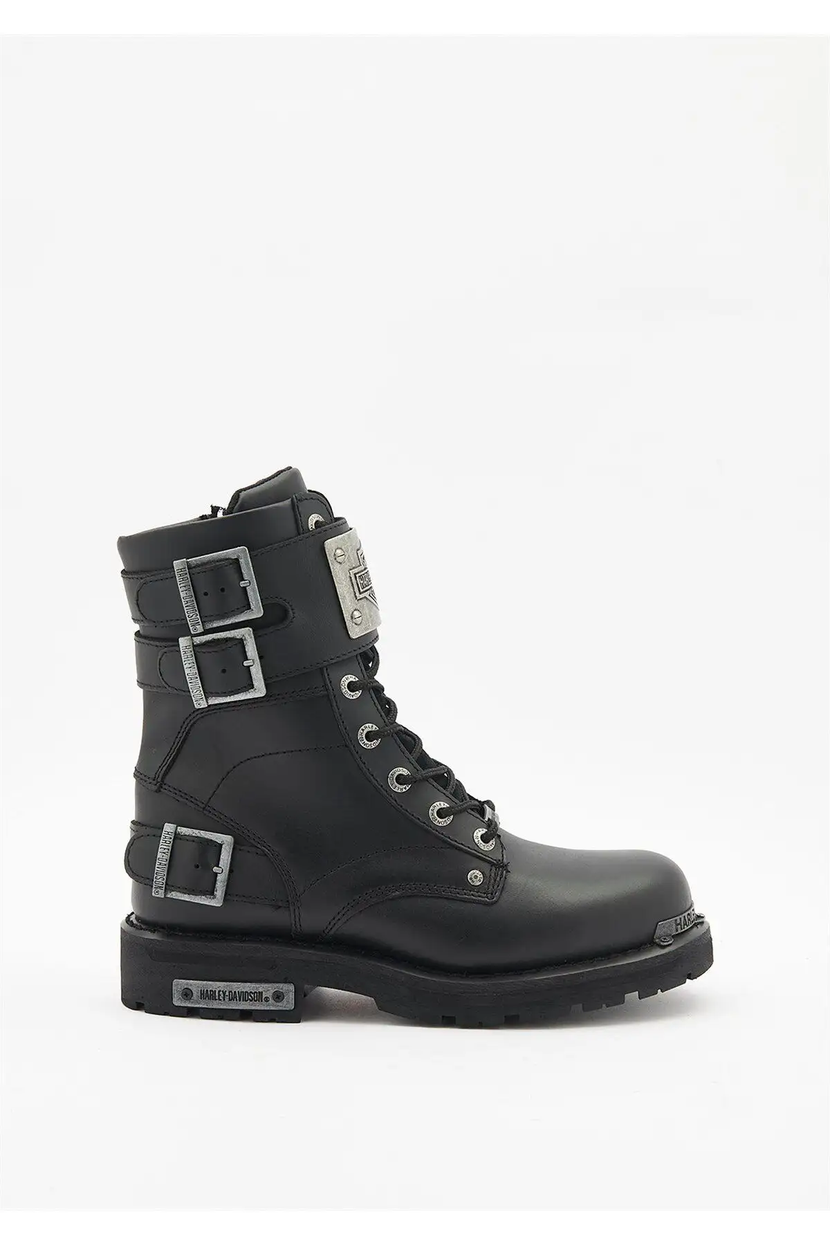 بوت مردانه چکمه چرم  سیاه ریکتسون - 5608 بوت مردانه چکمه چرم سیاه ریکتسون - 5608