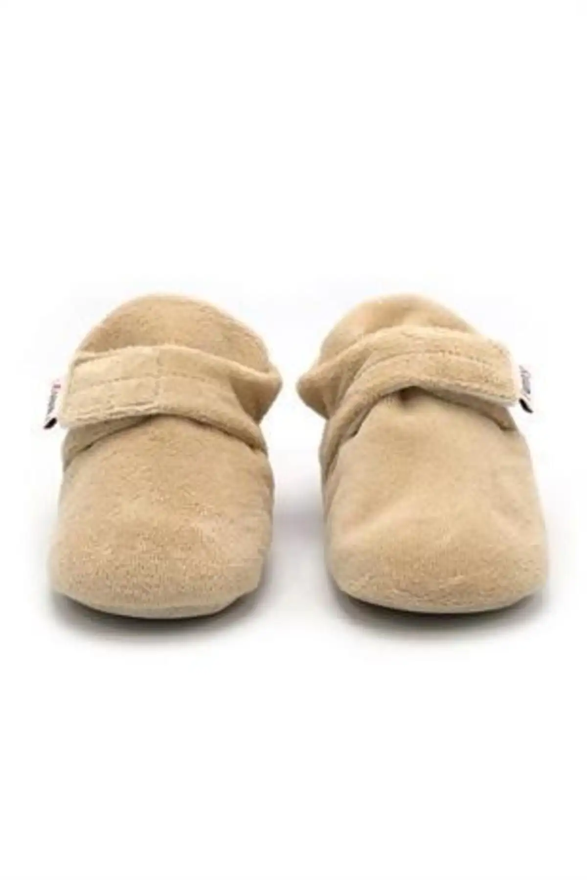 کفش نوزاد پسر پاندوف نرم و راحت با بافت مخملی، انعطاف‌پذیر، ارگونومیک، با کفی بسیار نرم و طراحی خاص، ارگانیک و راحت. - 6541