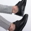 کفش رسمی مردانه کژوال ۰۰۱۲۲۰۶ مشکی مشکی - 6367