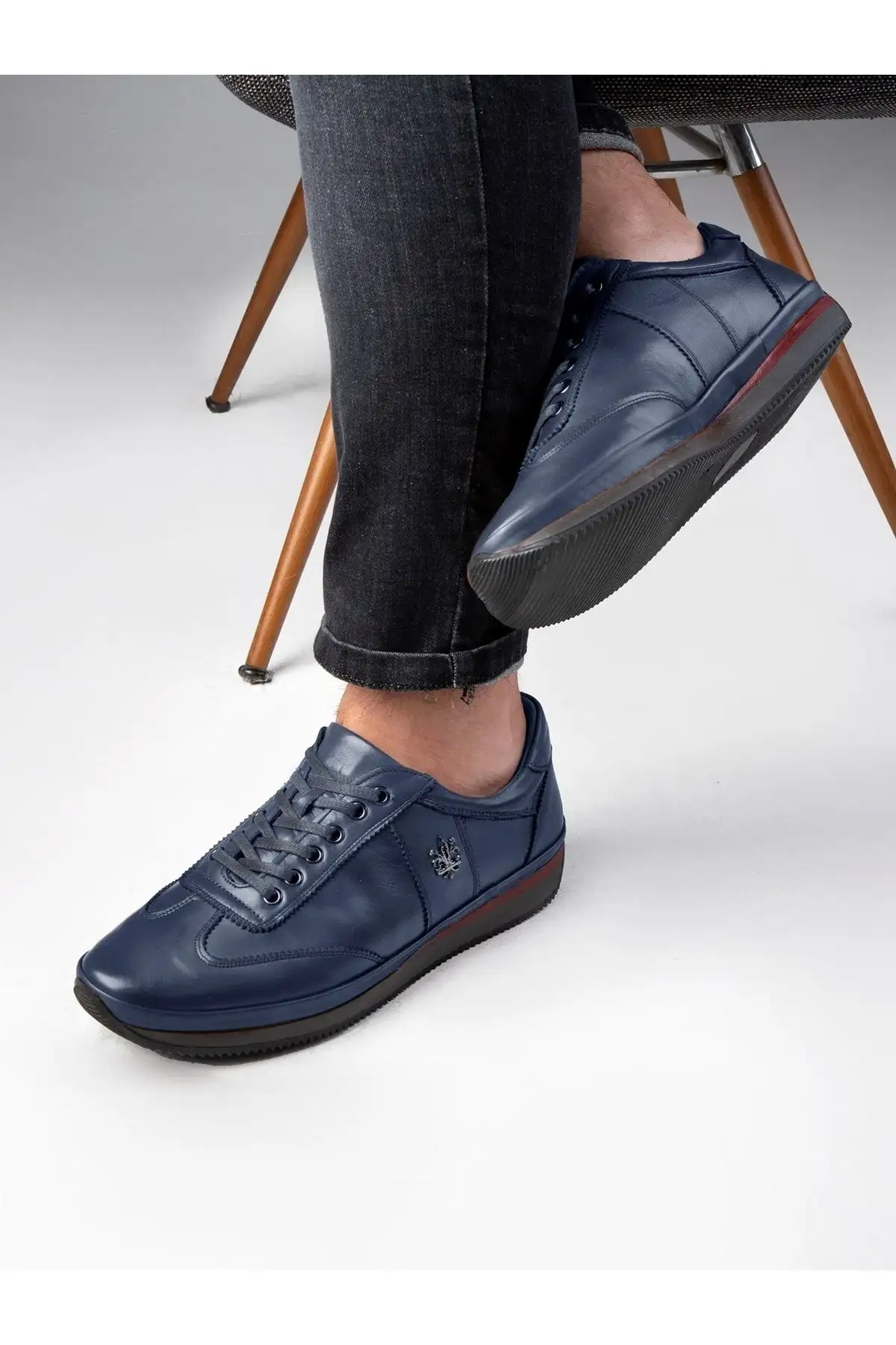 کفش سایز بزرگ مردانه  روزمره  از چرم طبیعی با داخل پشمی،  زمستانی پشمی - 6713 کفش سایز بزرگ مردانه روزمره از چرم طبیعی با داخل پشمی، زمستانی پشمی - 6713