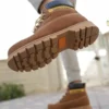 بوت مردانه کفش زمستانی یونی649 کاتکس با کیفیت تضمینی و زیره ضد لغزش، مقاوم در برابر آب و سرما - 6672