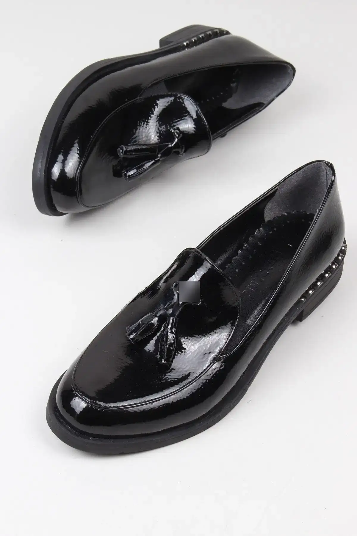 کفش اداری زنانه  لوافر  سیاه با پاشنه و طراحی کلاسیک روزمره مناسب برای محیط کار - 5710 کفش اداری زنانه لوافر سیاه با پاشنه و طراحی کلاسیک روزمره مناسب برای محیط کار - 5710