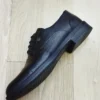 کفش رسمی مردانه زمستانی برنی مدل M574، از چرم طبیعی با زیره لاستیکی و بنددار - 6008