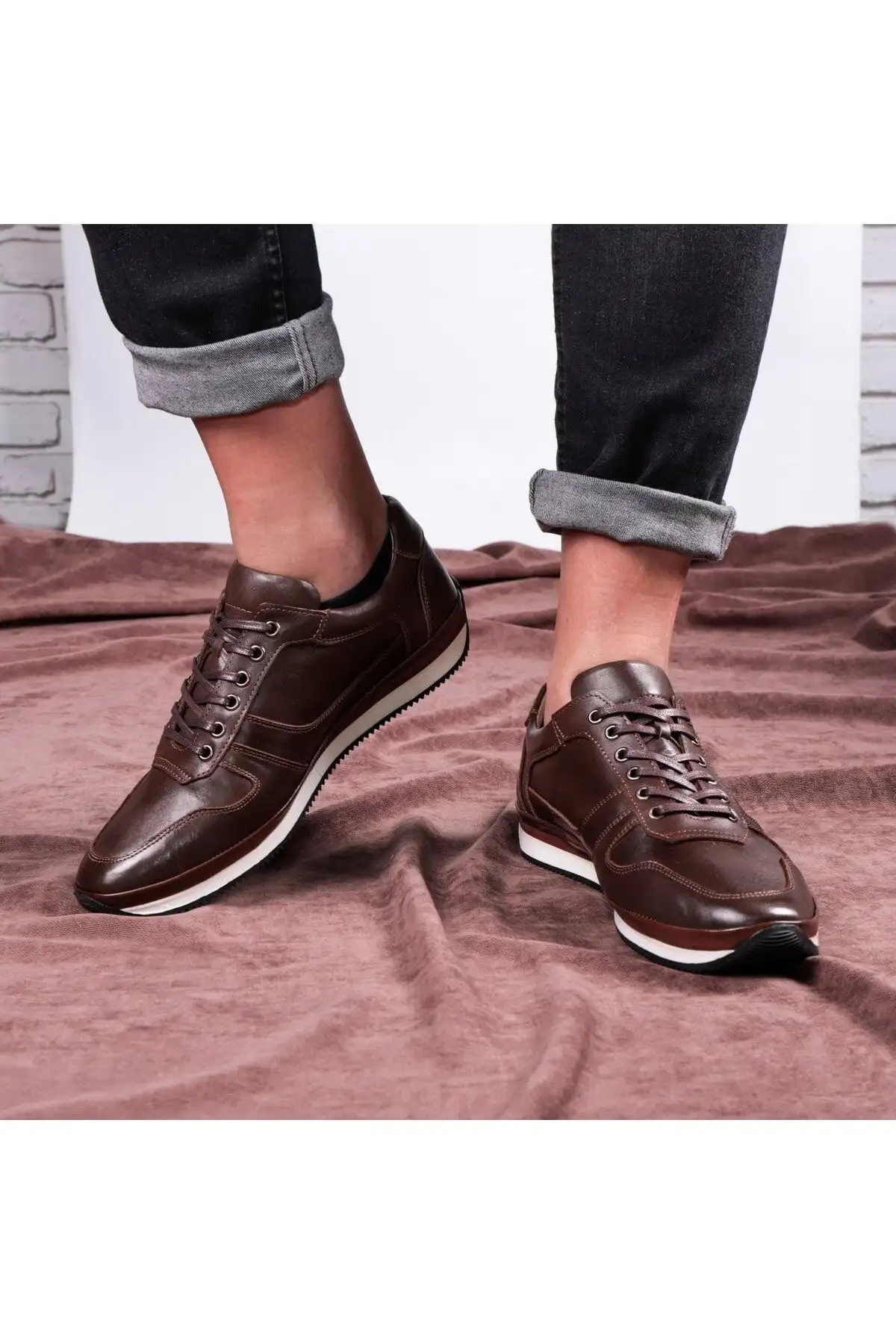 کفش سایز بزرگ مردانه حتی   روزمره چرم اصل،  کژوال،  ۱۰۰% چرم،  چهار فصل - 5677 کفش سایز بزرگ مردانه حتی روزمره چرم اصل، کژوال، ۱۰۰% چرم، چهار فصل - 5677