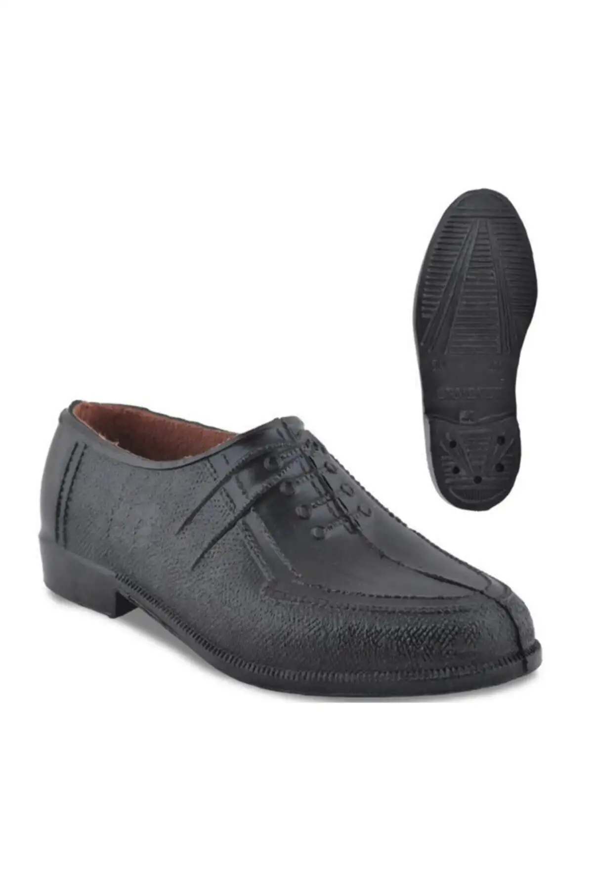 کفش رسمی مردانه جوراب  لاستیکی مشکی - 7023 کفش رسمی مردانه جوراب لاستیکی مشکی - 7023