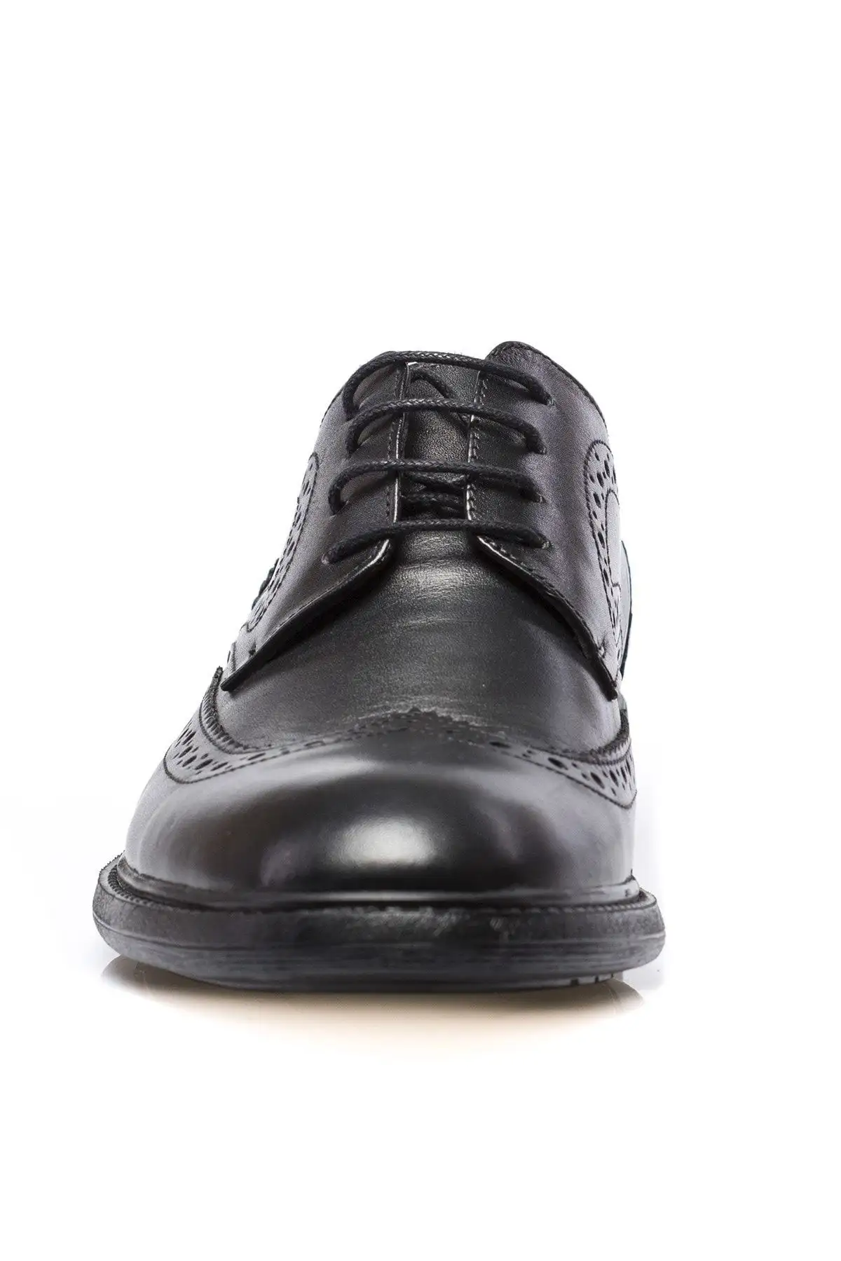 کفش رسمی مردانه  کلاسیک  چرم طبیعی رنگ مشکی مدل PRA-649289-394142 - 7032 کفش رسمی مردانه کلاسیک چرم طبیعی رنگ مشکی مدل PRA-649289-394142 - 7032