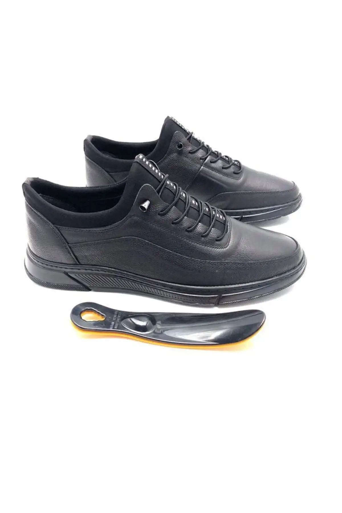 کفش سایز بزرگ مردانه   تمام اورتopedیک چرم طبیعی   بایکارا - 6209 کفش سایز بزرگ مردانه تمام اورتopedیک چرم طبیعی بایکارا - 6209