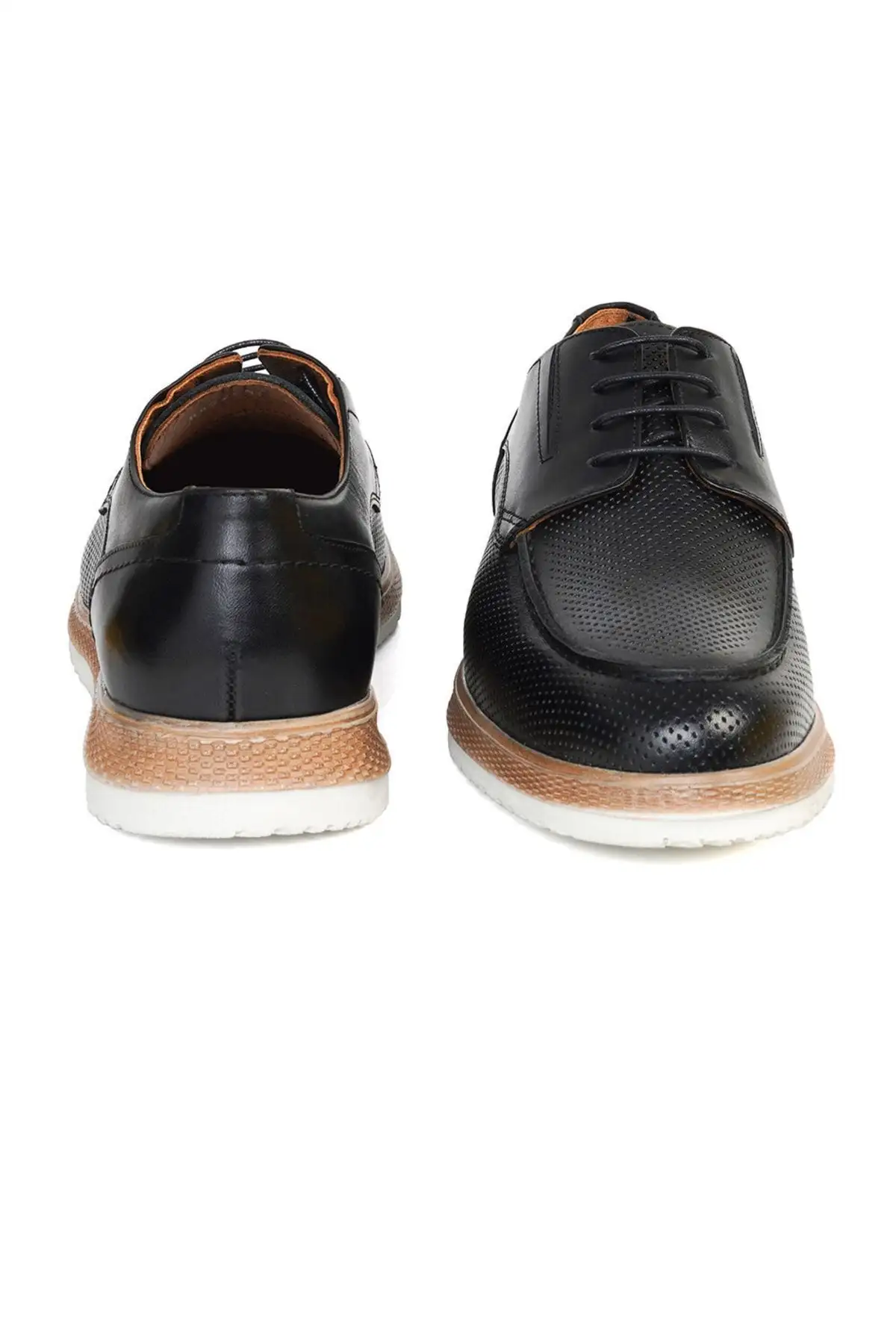 کفش رسمی مردانه   چرم طبیعی مشکی کژوال - 6959 کفش رسمی مردانه چرم طبیعی مشکی کژوال - 6959