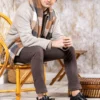 کفش روزمره مردانه چرمی اصل، - 7043