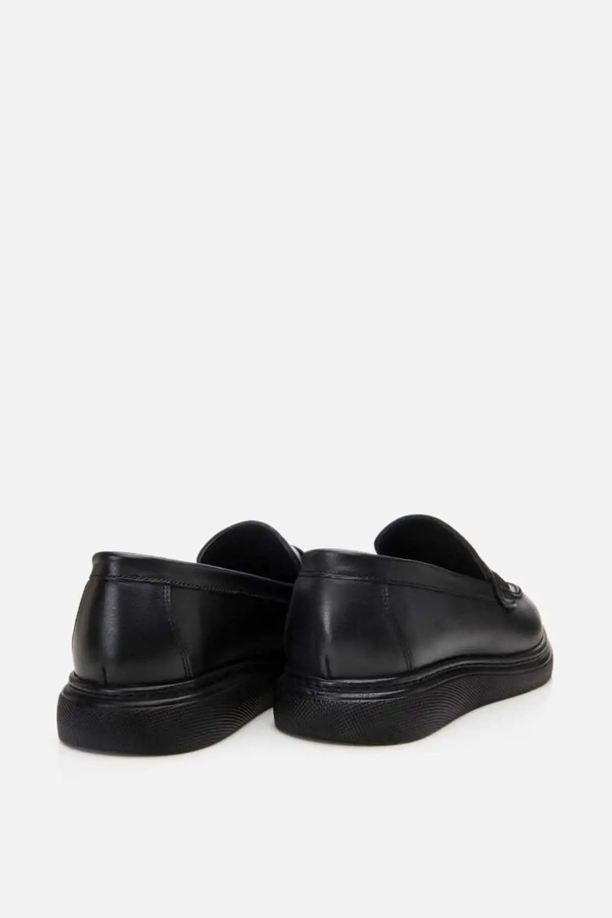 کفش روزمره مردانه کیفیت عالی چرم مشکی  لوفر - 6067 کفش روزمره مردانه کیفیت عالی چرم مشکی لوفر - 6067