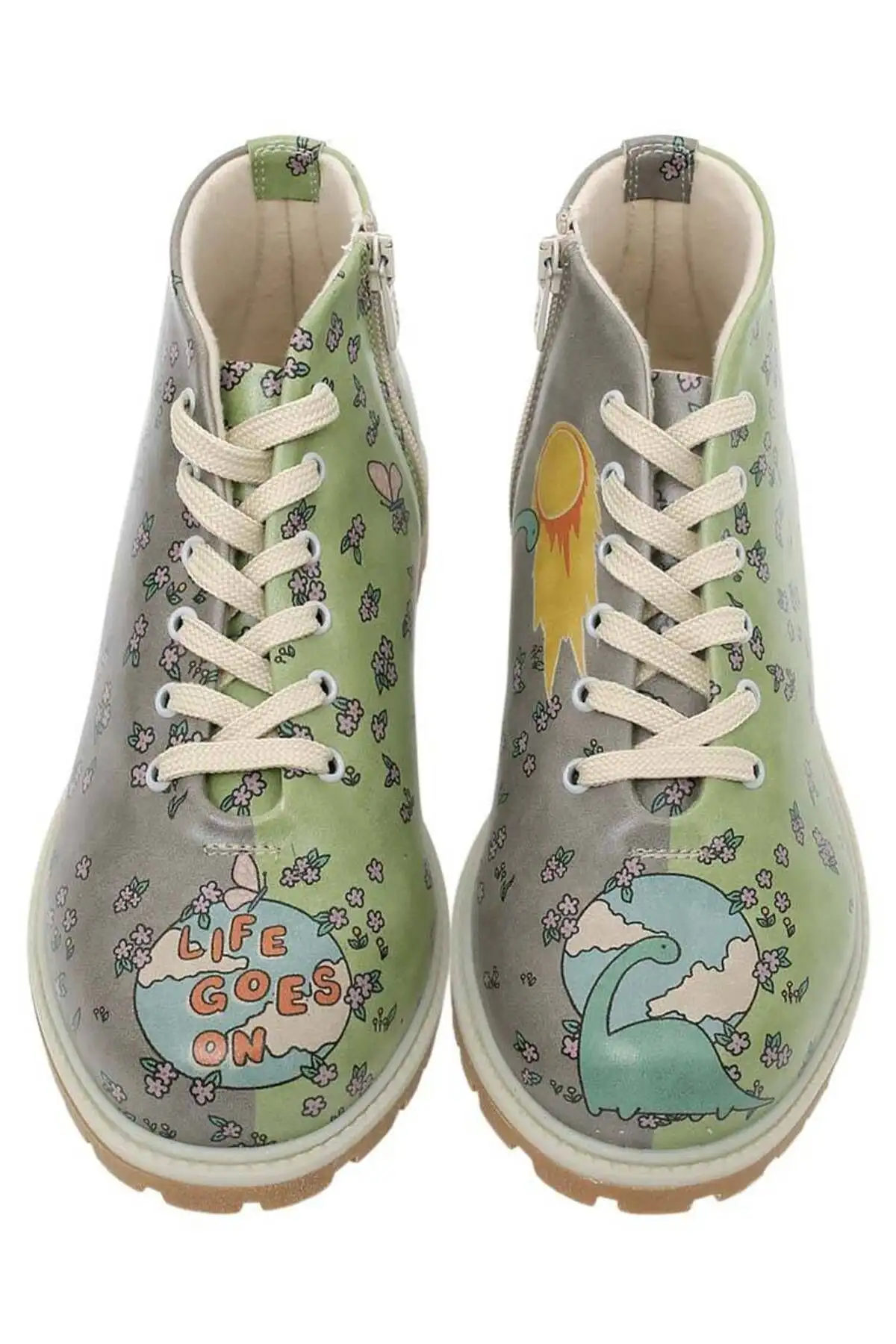 بوت و نیم بوت زنانه  براق  در رنگهای متنع از جنس چرم گیاهی - طراحی Life Goes On - 6185 بوت و نیم بوت زنانه براق در رنگهای متنع از جنس چرم گیاهی - طراحی Life Goes On - 6185