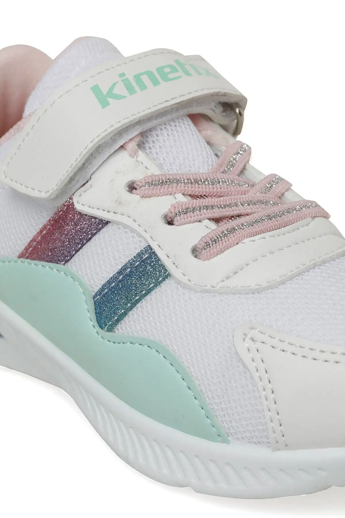 کفش دویدن (رانینگ)  روزمره دخترانه  سه رنگ دنا تی ایکس با طرح فیلۀ سفید/صورتی - 6915 کفش دویدن (رانینگ) روزمره دخترانه سه رنگ دنا تی ایکس با طرح فیلۀ سفید/صورتی - 6915