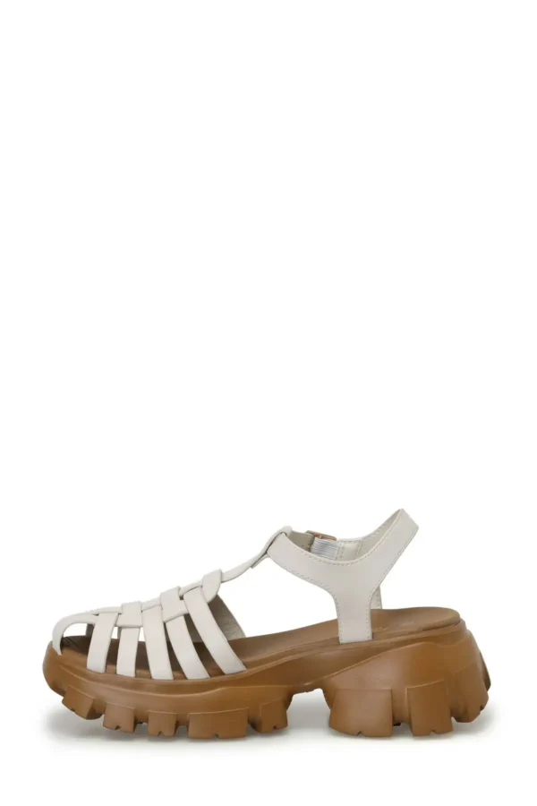 کفش صندل زنانه 4FX بیژ ورزشی ش sandal - 6076
