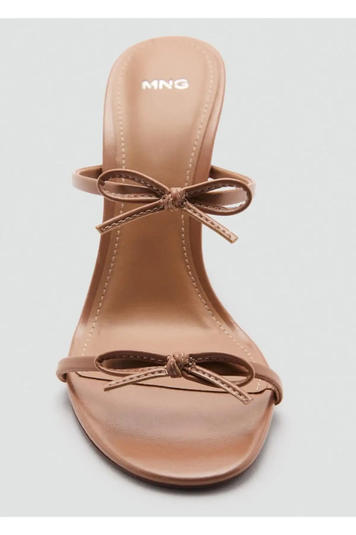 کفش صندل زنانه سندل پاشنهدار با بند و جزئیات گرهدار - 5966 کفش صندل زنانه سندل پاشنهدار با بند و جزئیات گرهدار - 5966