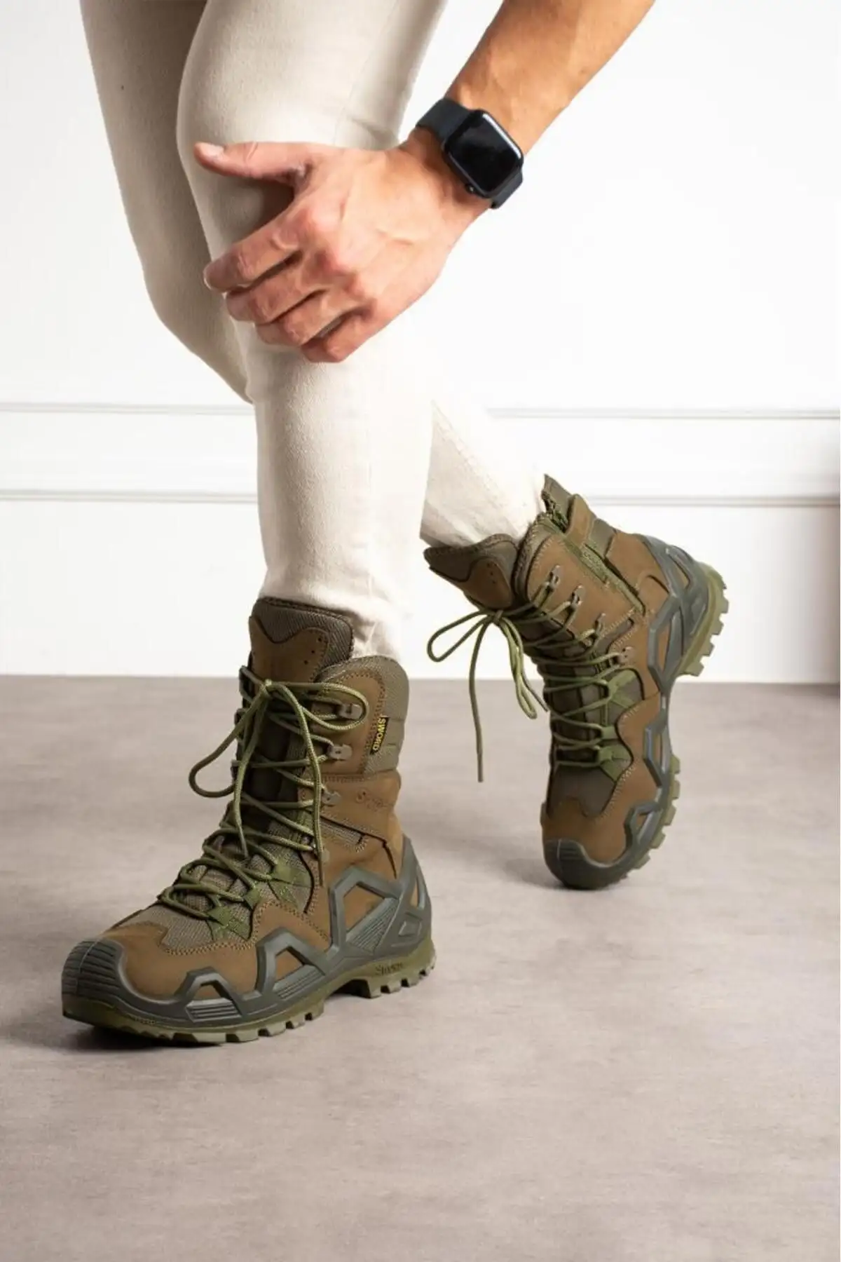 بوت مردانه چکمه و پوتین نظامی تاکتیکی زنانه و  با زیپ برای استفاده در فضای باز، چهار فصل مدل SS602 - 6842 بوت مردانه چکمه و پوتین نظامی تاکتیکی زنانه و با زیپ برای استفاده در فضای باز، چهار فصل مدل SS602 - 6842