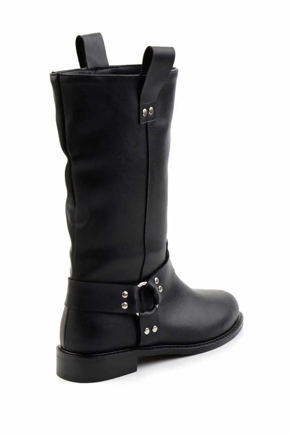 بوت و نیم‌ بوت زنانه چکمه مشکی K02140436509 - 6191