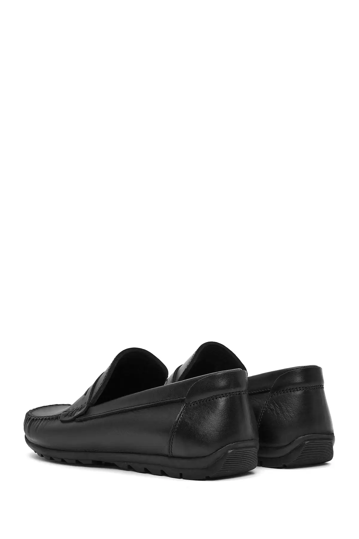 کفش روزمره مردانه   کالج چرم مشکی - 6050 کفش روزمره مردانه کالج چرم مشکی - 6050