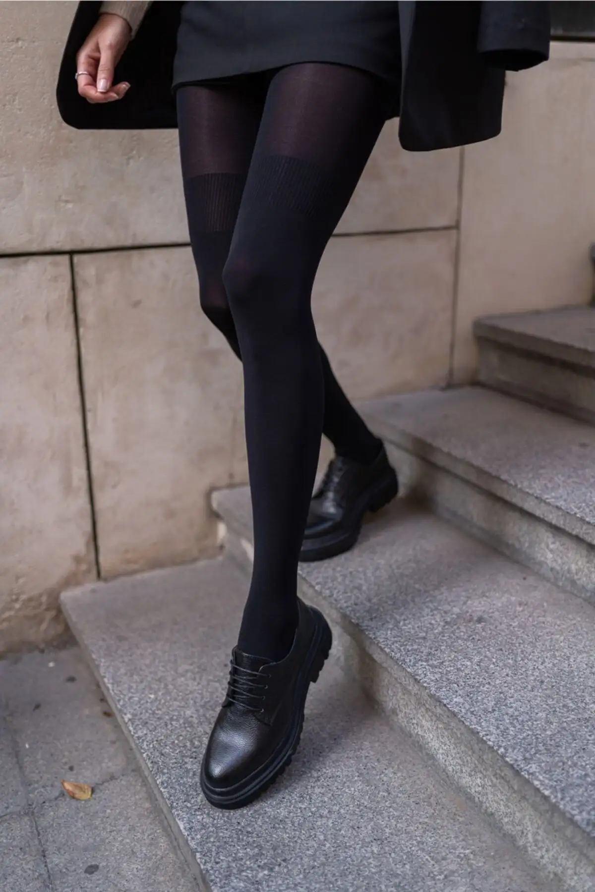 کفش ورزشی روزمره کیف زنانه سوپرایللا از جنس چرم وگان سیاه با زیره سیاه - 6625 کفش ورزشی روزمره کیف زنانه سوپرایللا از جنس چرم وگان سیاه با زیره سیاه - 6625