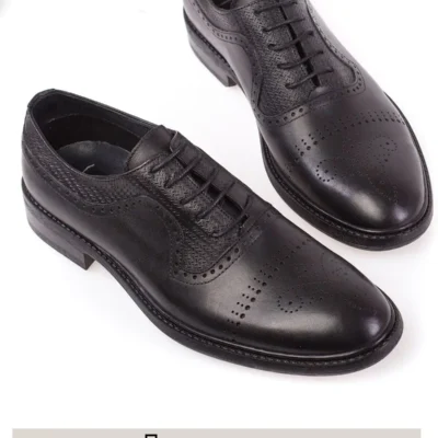 کفش رسمی مردانه کلاسیک، پوست طبیعی، ارتوپدیک، داخل و خارج از چرم - 7022