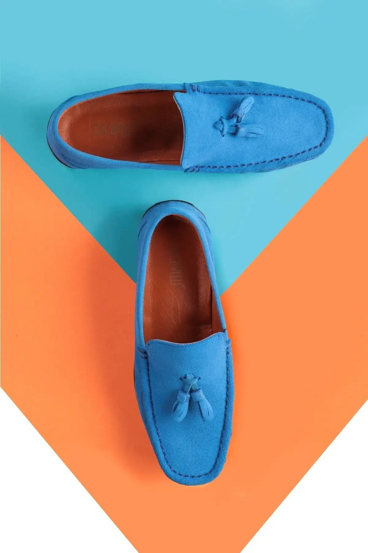 کفش روزمره مردانه فرانسن از چرم طبیعی، لوفر، سبک، لوفر با پاپیون - 5957