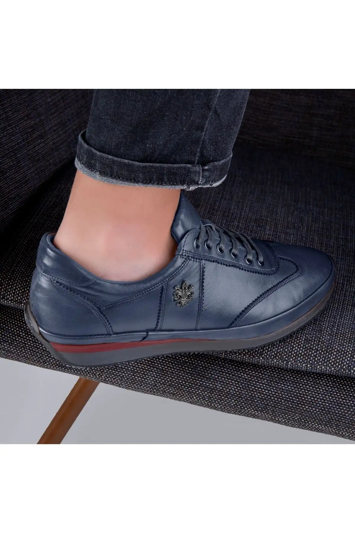 کفش سایز بزرگ مردانه  روزمره  از چرم طبیعی با داخل پشمی،  زمستانی پشمی - 6713 کفش سایز بزرگ مردانه روزمره از چرم طبیعی با داخل پشمی، زمستانی پشمی - 6713