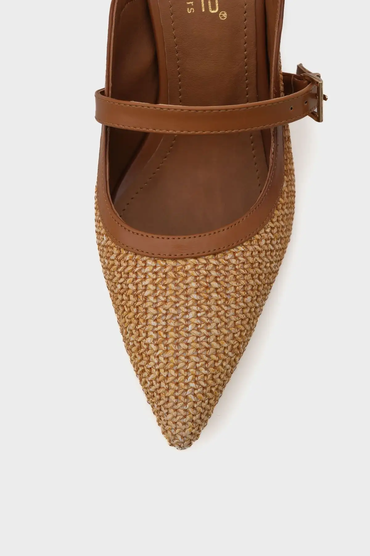 کفش راحتی خانه نینا سیوری بورو نلو حصیر حقیقی چرم زنانه، دمپایی زنانه با نوک بسته - 5897 کفش راحتی خانه نینا سیوری بورو نلو حصیر حقیقی چرم زنانه، دمپایی زنانه با نوک بسته - 5897