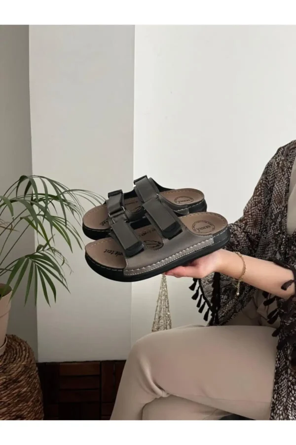 کفش راحتی خانه دمپایی طبی آناتومیک راحت با زیره ortopedik unisex برای استفاده روزمره و خیابانی - 7005