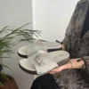 کفش راحتی خانه دمپایی زنانه با کفی آناتومیک طبی و کلاسیک، مدل تک‌بند، مناسب برای مادران و به عنوان دمپایی خیابانی. - 7006