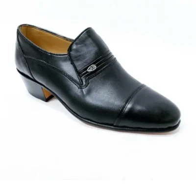 کفش رسمی مردانه نوک تیز چرم چهارشنبه - 6477