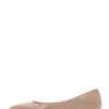 کفش تخت زنانه فلكس به رنگ بژ از جنس چرم - 5816